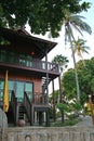 Tropical beach house Royalty Free Stock Photo