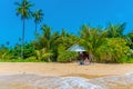 Tropical beach house Royalty Free Stock Photo