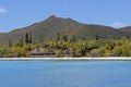 Tropical beach on Isle of PInes, New Caledonia Royalty Free Stock Photo