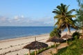 Tropical beach in Kenya Royalty Free Stock Photo