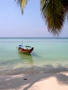 Tropical beach in Koh Phangan, Thailand. Royalty Free Stock Photo