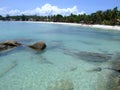 Tropical beach in Koh Phangan, Thailand. Royalty Free Stock Photo