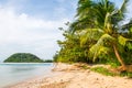 Tropical beach Laem Yai with palms, Koh Samui Island, Thailand Royalty Free Stock Photo