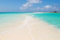 Tropical beach, los roques islands, venezuela