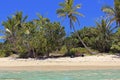 Tropical beach on Mystery island, Vanuatu