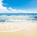 Tropical beach ocean Royalty Free Stock Photo