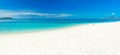 Tropical beach panorama Royalty Free Stock Photo