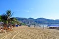 Tropical beach in Puerto Lopez