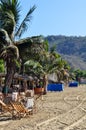 Tropical beach in Puerto Lopez