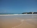 Tropical beach in Rio Grande do Norte, Natal, Brazil. Region of `Ponta Negra`.