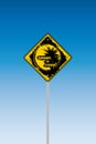 Tropical beach road sign Royalty Free Stock Photo