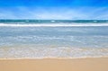 Tropical beach scene Royalty Free Stock Photo