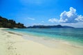 Tropical beach scenery, Andaman sea Royalty Free Stock Photo