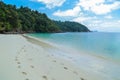 Tropical beach scenery, Andaman sea Royalty Free Stock Photo