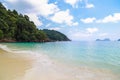 Tropical beach scenery, Andaman sea Royalty Free Stock Photo