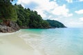 Tropical beach scenery, Andaman sea Royalty Free Stock Photo