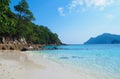 Tropical beach scenery, Andaman sea Royalty Free Stock Photo