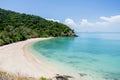 Tropical beach with sea blue sky, Andaman Sea, koh lanta, krabi, thailand Royalty Free Stock Photo