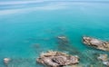 Tropical beach with sea blue sky, Andaman Sea, koh lanta, krabi, thailand Royalty Free Stock Photo