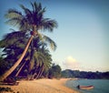 Tropical beach Seascape Tropical Island Concept Royalty Free Stock Photo