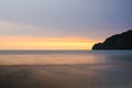 Tropical beach seaside and sky at Samroyyod beach in Prachuap Khiri Khan Province Thailand Royalty Free Stock Photo