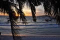 Tropical beach at sunrise, Koh Rong island, Cambodia