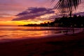 Tropical Beach sunset on Koh Chang Royalty Free Stock Photo