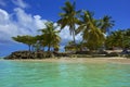 Tropical beach in Tobago, Caribbean