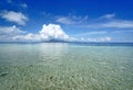 Tropical beach with transparent clear water