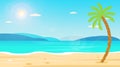 Tropical Beach Travel Holiday Vacation Leisure Nature Royalty Free Stock Photo