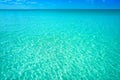 Tropical beach turquoise water texture Royalty Free Stock Photo