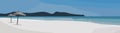 Tropical beach vector background. Sea view illustration. Summer time panorama Royalty Free Stock Photo