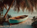 Tropical beach in Vilanculos, Mozambique image Royalty Free Stock Photo