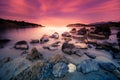 Tropical beach of Voulisma beach, Istron, Crete, Greece. Royalty Free Stock Photo