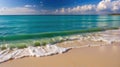 Tropical beach water background
