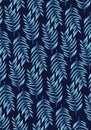 tropical blue leafs pattern background Royalty Free Stock Photo