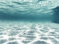 tropical blue ocean underwater background - luxury nature pattern Royalty Free Stock Photo