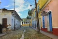 Tropical buildings in Trinidad, cuba Royalty Free Stock Photo