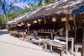 Tropical bungalow - traditional shop which use natural material