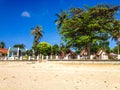 Tropical bungalows on the beach