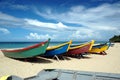 Tropical Caribbean Boats