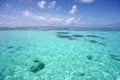 Tropical caribbean sea, Montego Bay, Jamaica Royalty Free Stock Photo