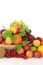 Tropical, Citrus and Berry Fruit Royalty Free Stock Photo