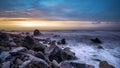 Tropical Coastal Stone Sea Beach Royalty Free Stock Photo