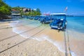 Tropical coastline of Nusa Penida island. Royalty Free Stock Photo