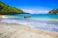 Tropical coastline of Nusa Penida island. Royalty Free Stock Photo