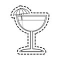 Tropical cocktail icon image Royalty Free Stock Photo