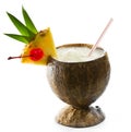 Tropical coconut drink Royalty Free Stock Photo