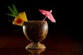 Tropical coconut drink Royalty Free Stock Photo