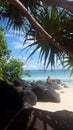 Tropical - Coolangatta Beach from the shade of the Rocks, Qld Australia
